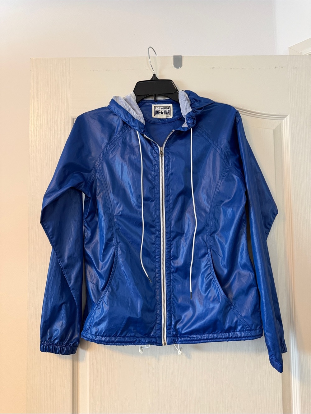 Converse Women's Royal Blue Hooded Utility Jacket